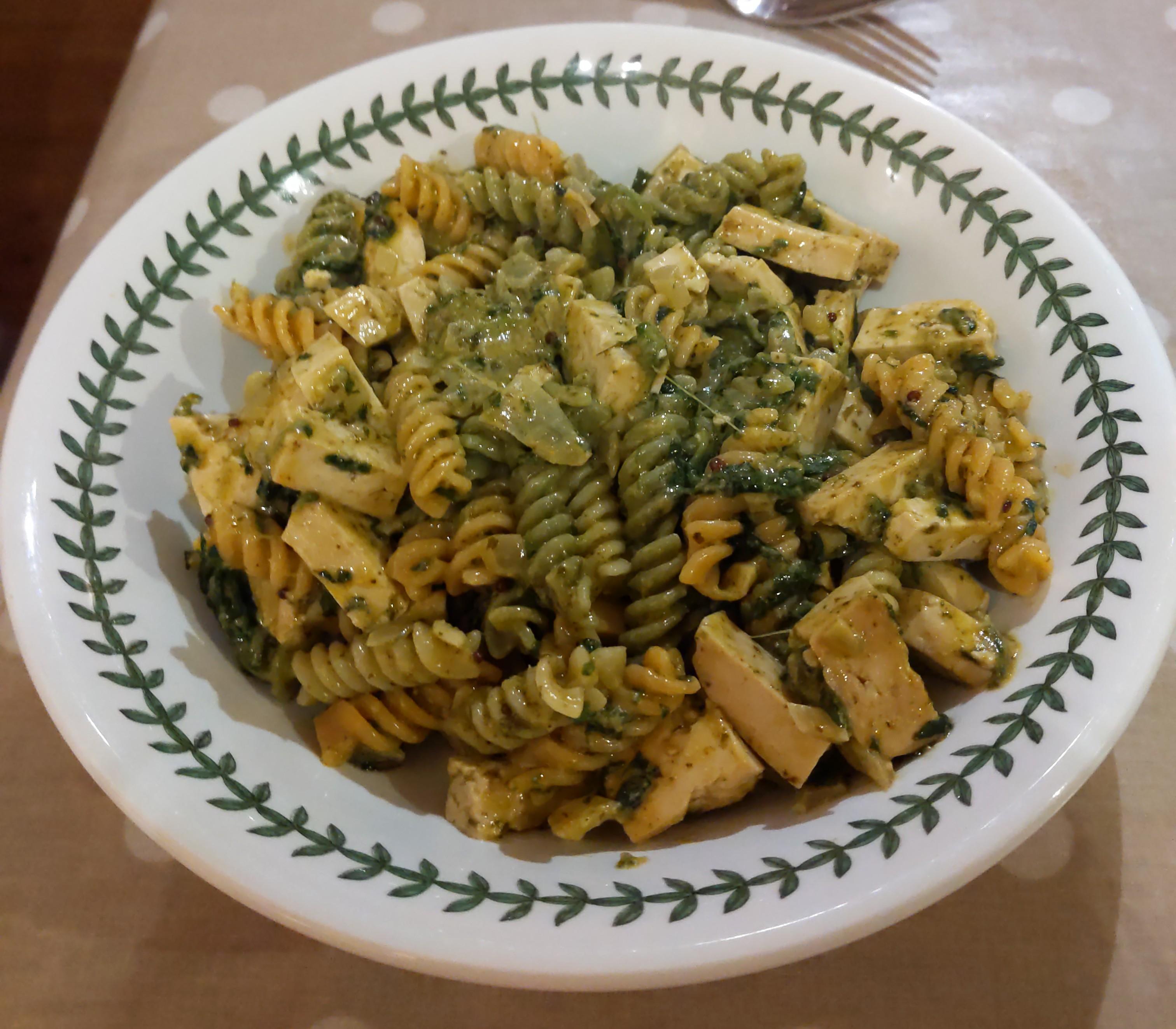 Spinach Pesto Pasta